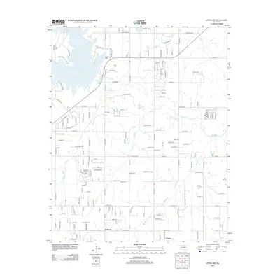 2012 Map of Little Axe, 2012 Print