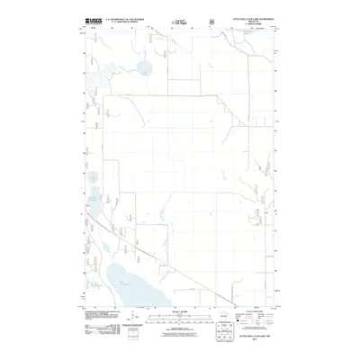 2011 Map of Little Ball Club Lake, 2011 Print