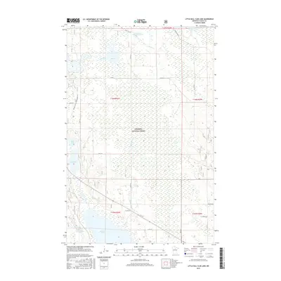2016 Map of Little Ball Club Lake, 2016 Print