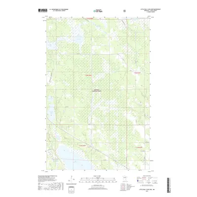 2019 Map of Little Ball Club Lake, 2019 Print