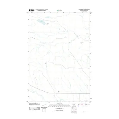 2011 Map of Little Bear Lake, 2011 Print