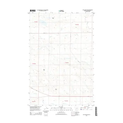2014 Map of Little Bear Lake, 2014 Print