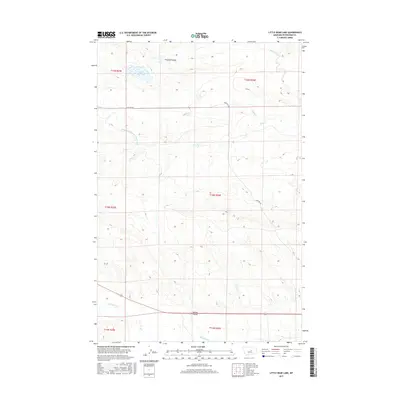 2017 Map of Little Bear Lake, 2017 Print