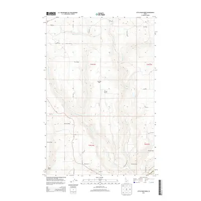 2013 Map of Little Bear Ridge, 2013 Print