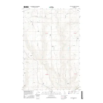 2017 Map of Little Bear Ridge, 2017 Print