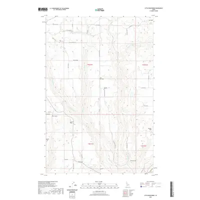 2020 Map of Little Bear Ridge, 2020 Print