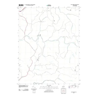 2010 Map of Little Birch, 2010 Print