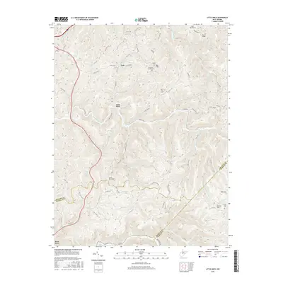 2016 Map of Little Birch, 2016 Print