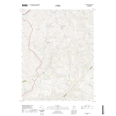 2019 Map of Little Birch, 2019 Print