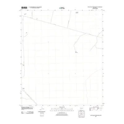 2010 Map of Little Black Mountain, 2010 Print