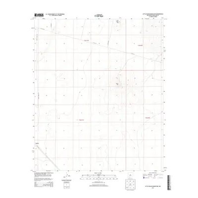 2013 Map of Little Black Mountain, 2013 Print
