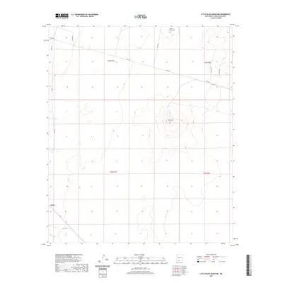 2020 Map of Little Black Mountain, 2020 Print