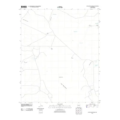 2010 Map of Little Black Peak, 2010 Print