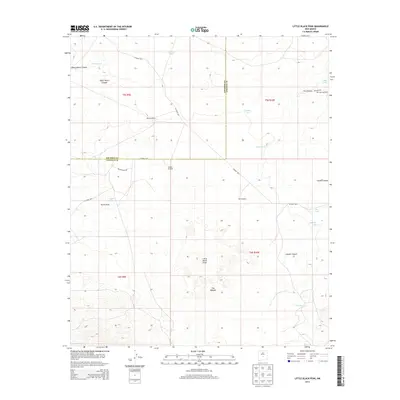 2013 Map of Little Black Peak, 2013 Print