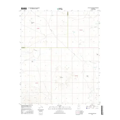 2017 Map of Little Black Peak, 2017 Print