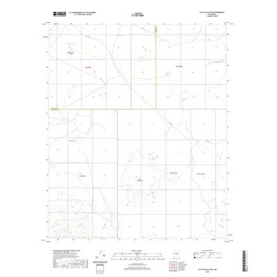 2020 Map of Little Black Peak, 2020 Print