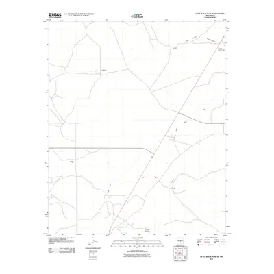 2010 Map of Little Black Peak NE, 2010 Print