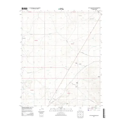 2013 Map of Little Black Peak NE, 2013 Print