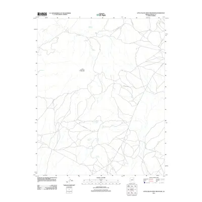 2011 Map of Little Black Spot Mountain, 2011 Print