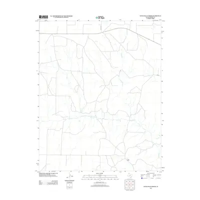 2012 Map of Little Blue Creek, 2012 Print