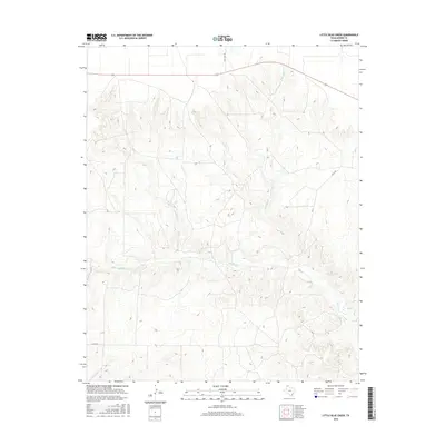 2016 Map of Little Blue Creek, 2016 Print