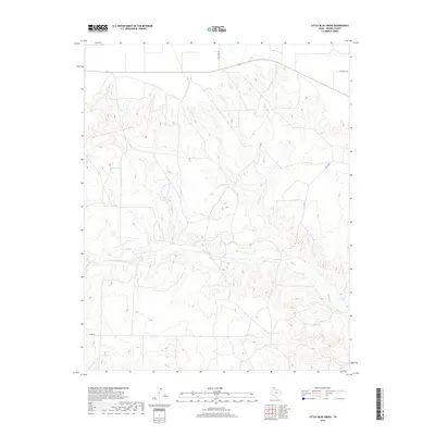 2019 Map of Little Blue Creek, 2019 Print