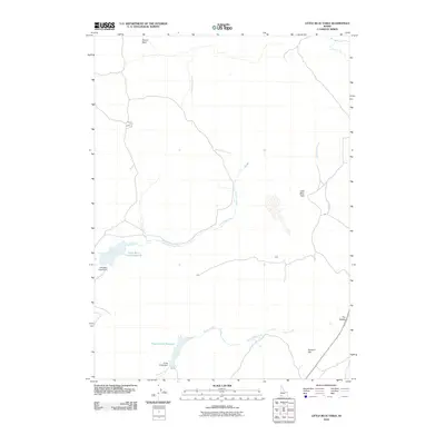 2010 Map of Little Blue Table, 2010 Print