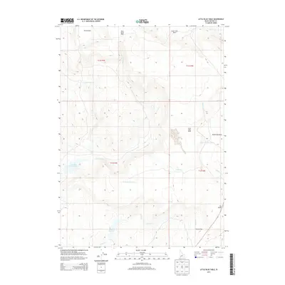 2013 Map of Little Blue Table, 2013 Print