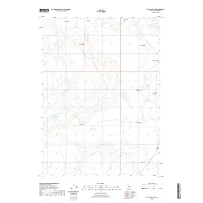 2020 Map of Little Blue Table, 2020 Print