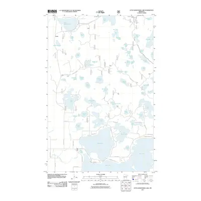 2011 Map of Little Bowstring Lake, 2011 Print