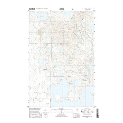 2016 Map of Little Bowstring Lake, 2016 Print