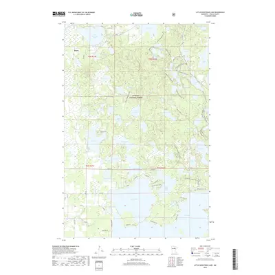 2019 Map of Little Bowstring Lake, 2019 Print
