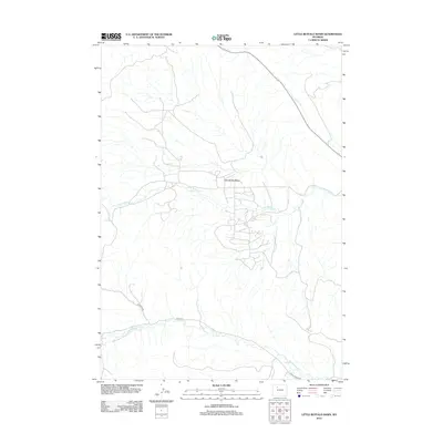 2012 Map of Little Buffalo Basin, 2012 Print