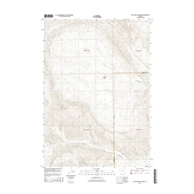 2015 Map of Little Buffalo Basin, 2015 Print