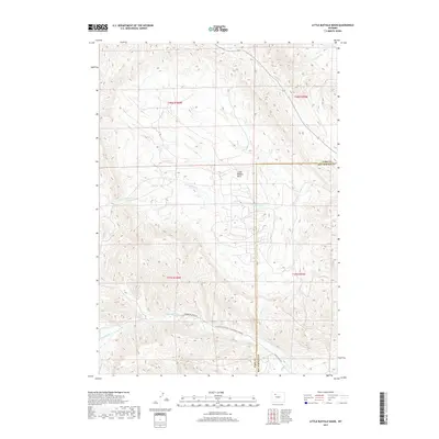 2017 Map of Little Buffalo Basin, 2017 Print