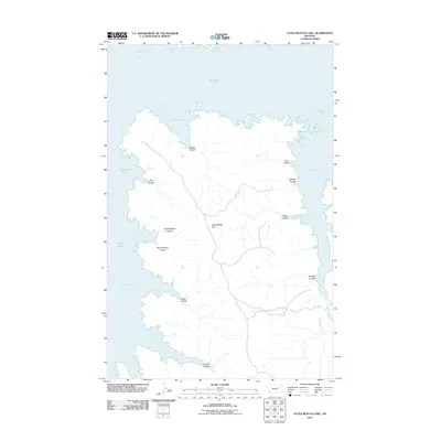 2011 Map of Little Buffalo Hill, 2011 Print