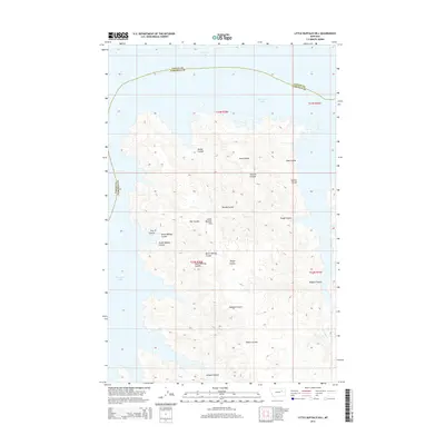 2014 Map of Little Buffalo Hill, 2014 Print