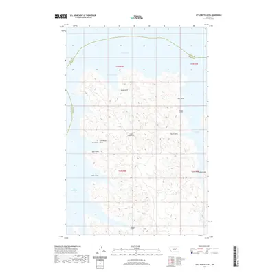 2020 Map of Little Buffalo Hill, 2020 Print