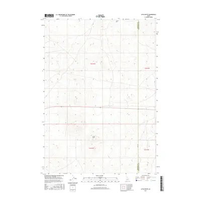 2017 Map of Little Butte, 2017 Print