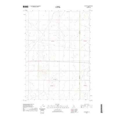 2020 Map of Little Butte, 2020 Print