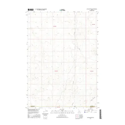 2017 Map of Little Butte NE, 2017 Print