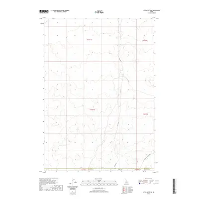 2020 Map of Little Butte NE, 2020 Print