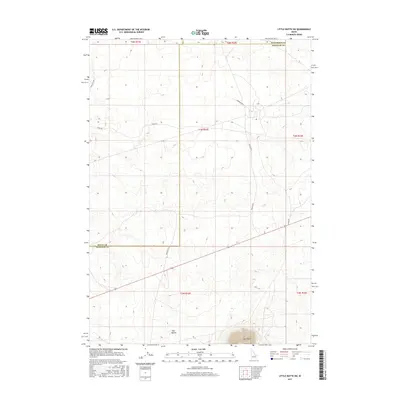 2017 Map of Little Butte SW, 2017 Print