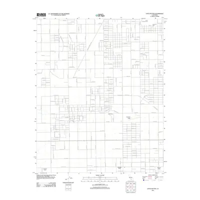 2012 Map of Little Buttes, 2012 Print