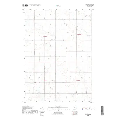 2018 Map of Little Cedar, 2018 Print