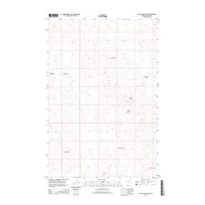 2014 Map of Little Chalk Butte, 2014 Print
