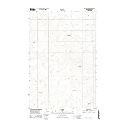 2017 Map of Little Chalk Butte, 2017 Print