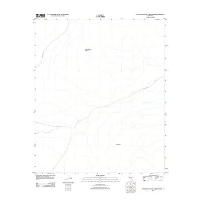 2012 Map of Little Chuckwalla Mountains, 2012 Print