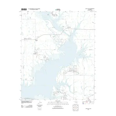 2012 Map of Little City, 2012 Print