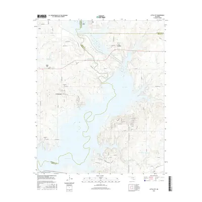 2016 Map of Little City, 2016 Print